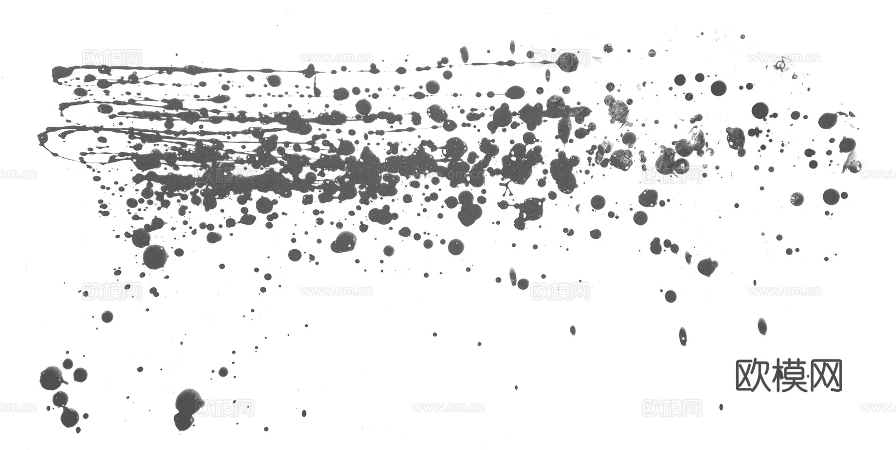 飞溅液滴形水迹污垢 黑白凹凸下载