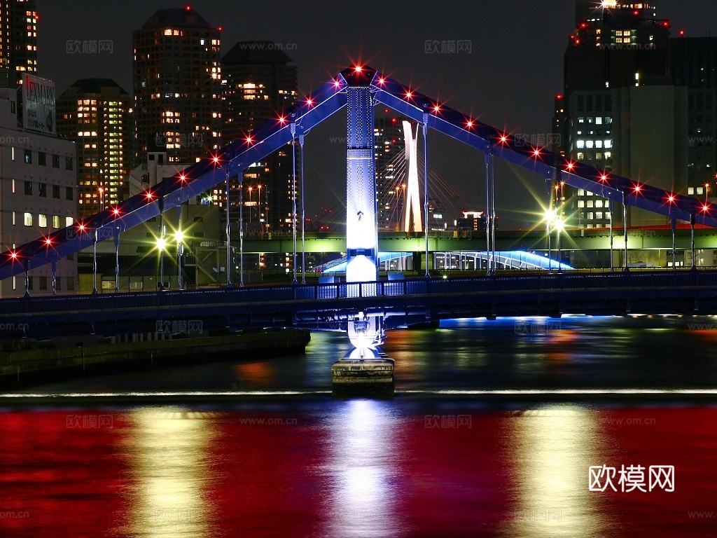 都市城市夜景 外景