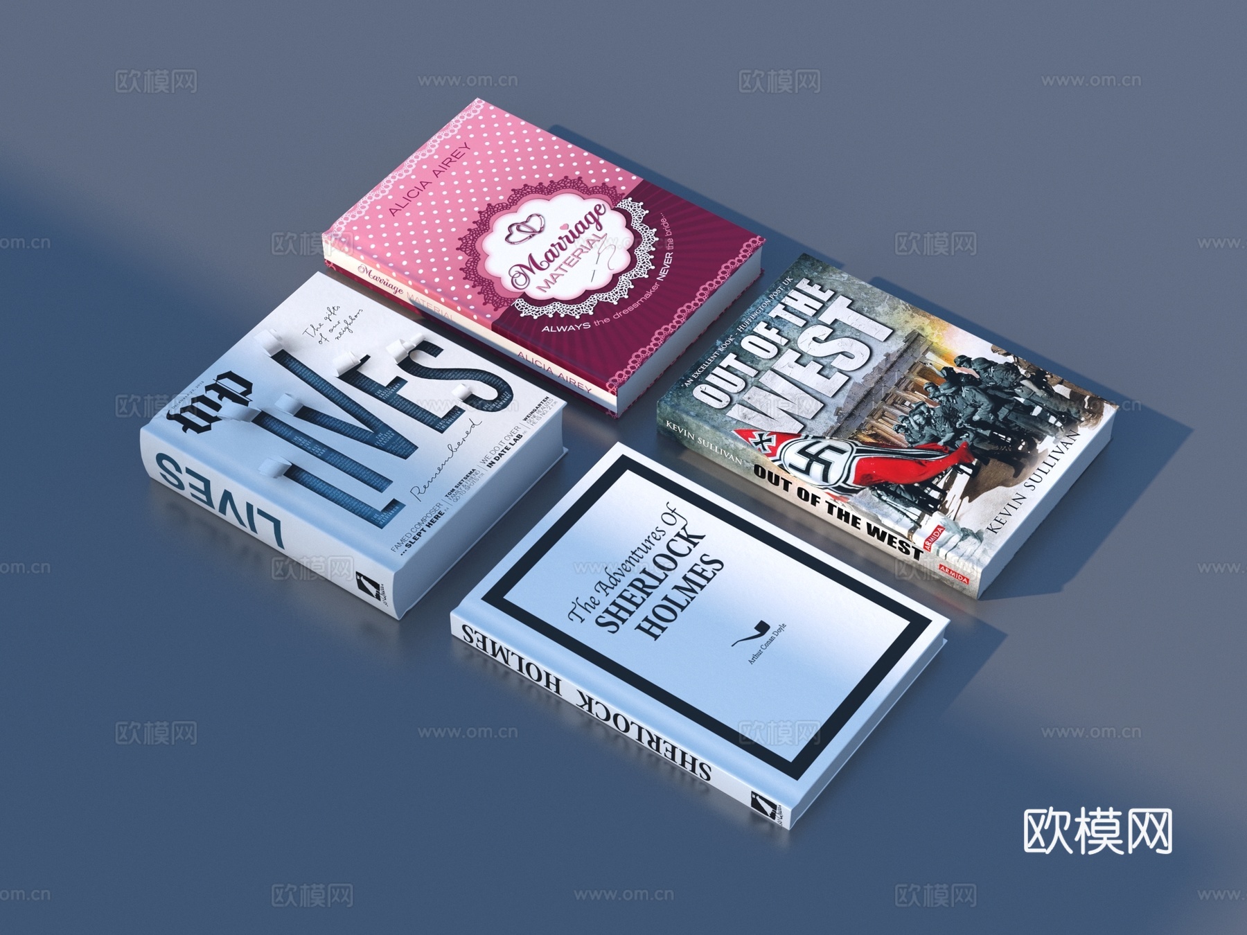 书 笔记本 名著小说 杂志 书刊3d模型