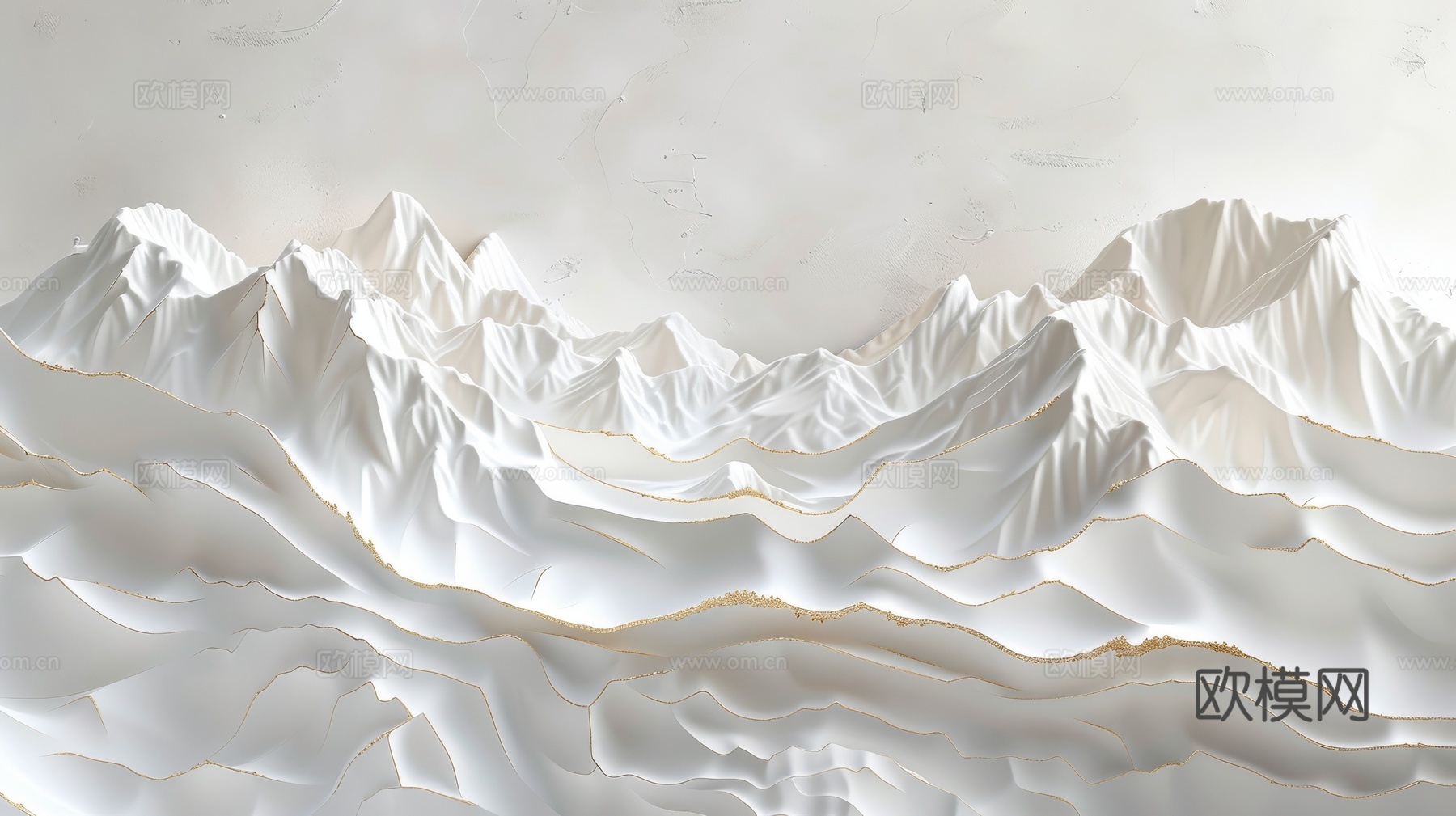 新中式山水国风背景下载（渲染图8）