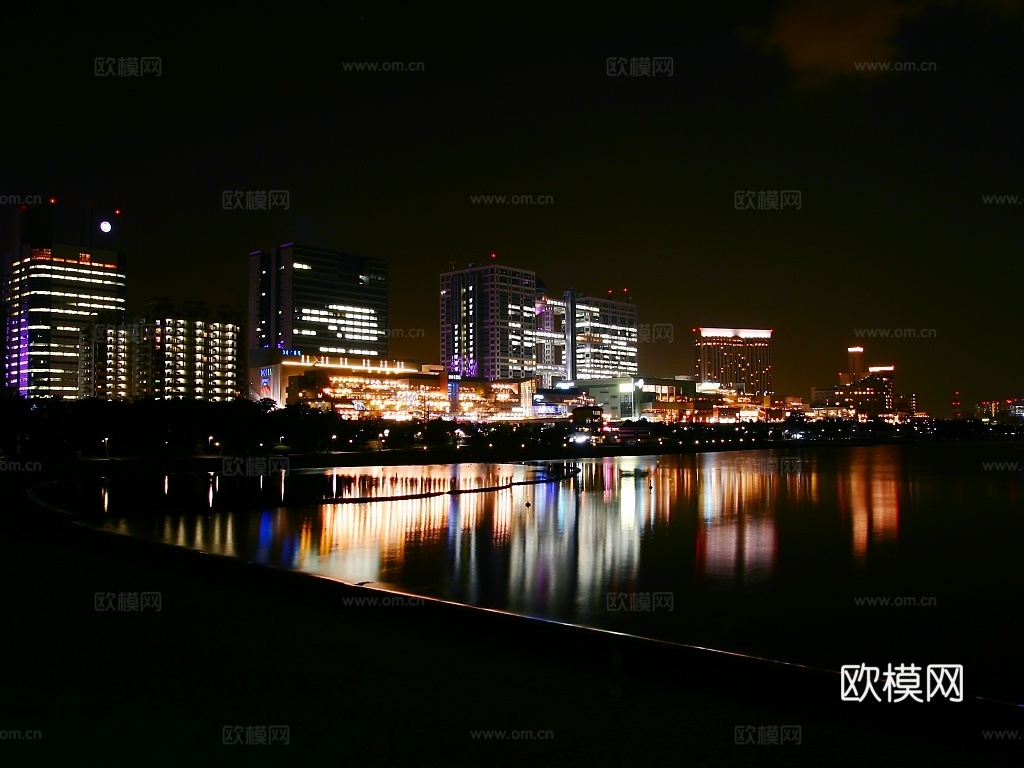 都市城市夜景 外景