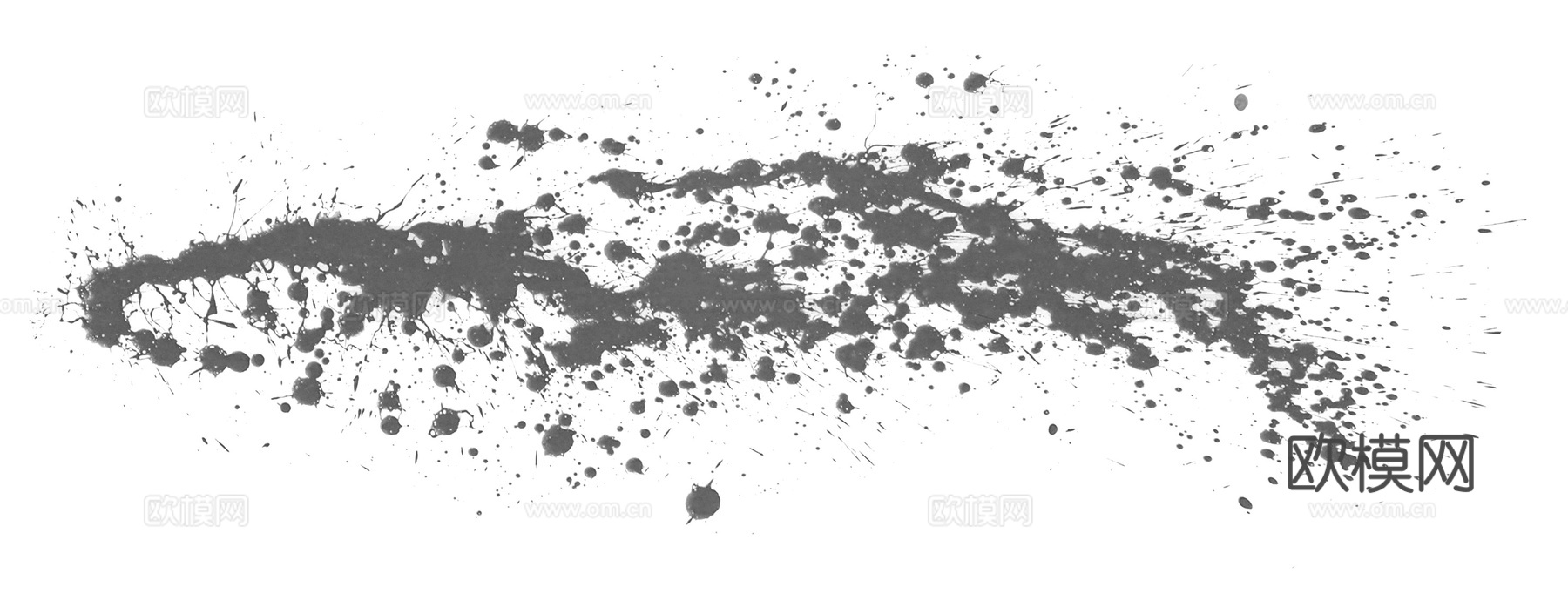 飞溅长方形水迹污垢 黑白凹凸下载