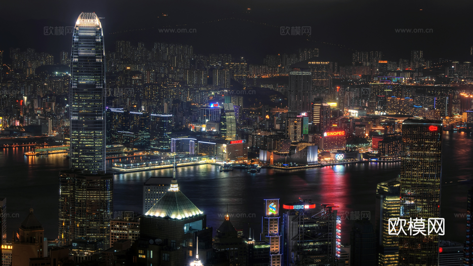 都市城市夜景 外景