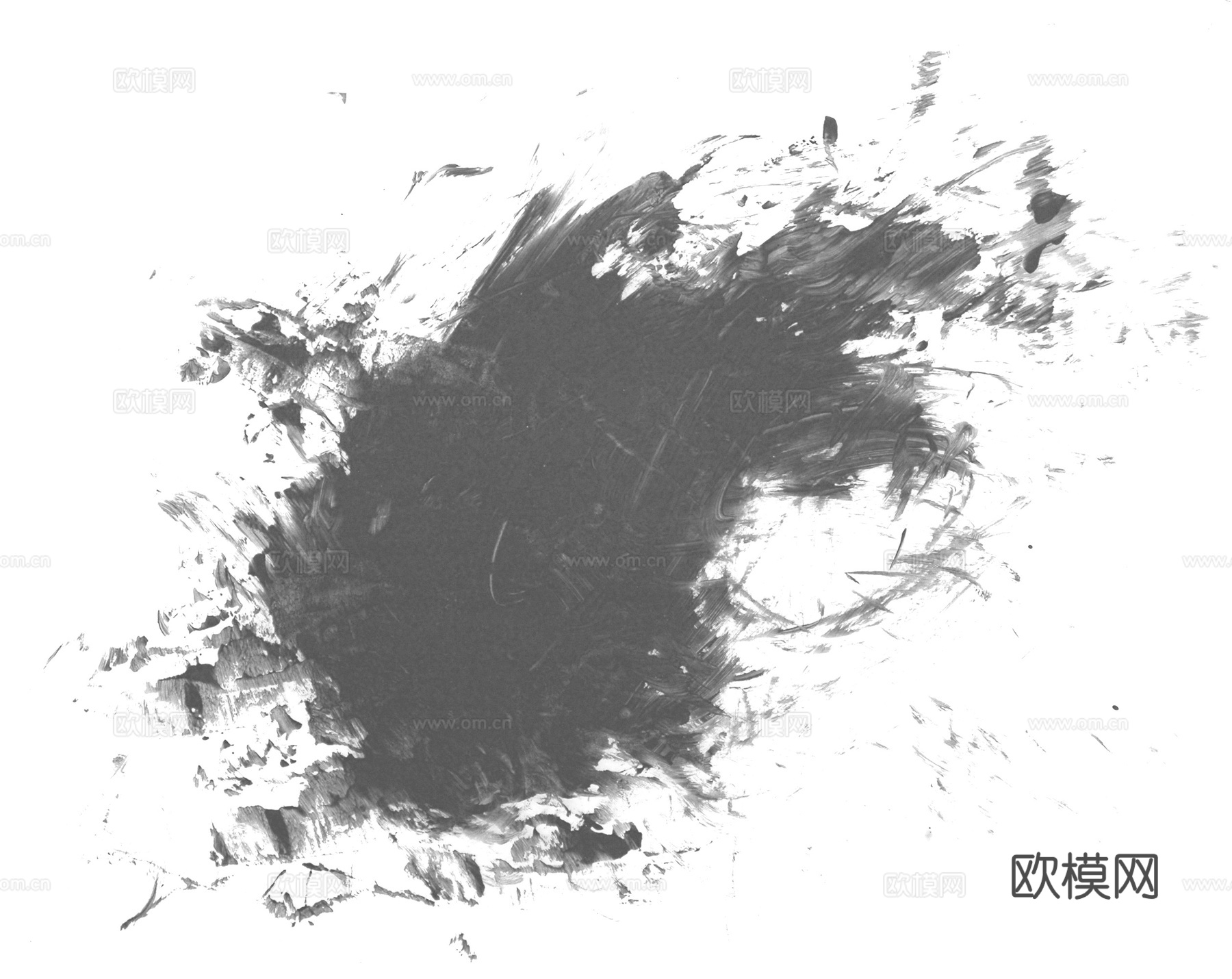 飞溅墨迹污垢 黑白凹凸下载