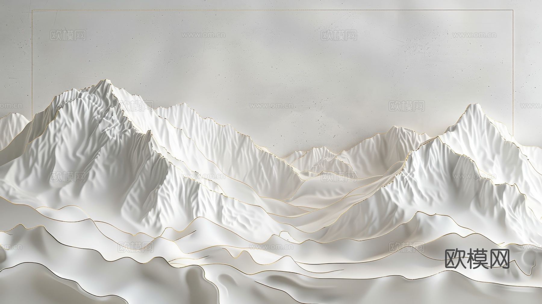 新中式山水国风背景