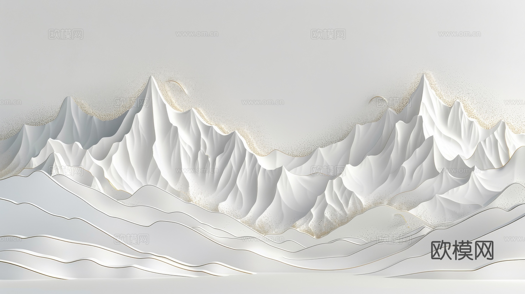 新中式山水国风背景