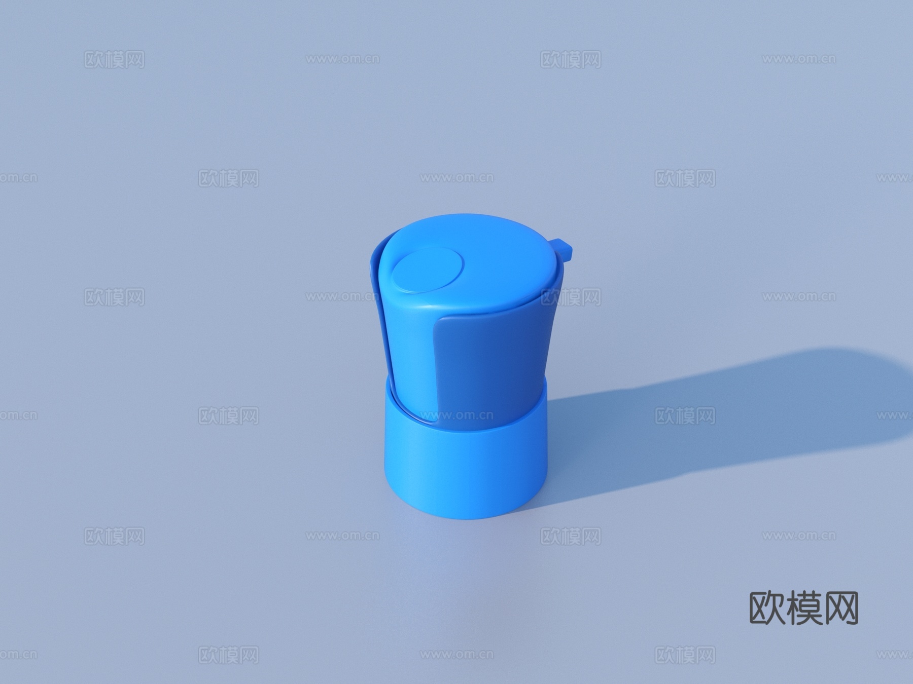 洗衣液 清洁剂 瓶盖3d模型