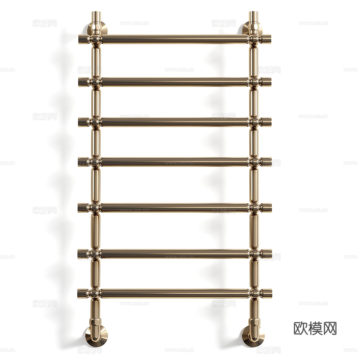 现代轻奢毛巾架3d模型