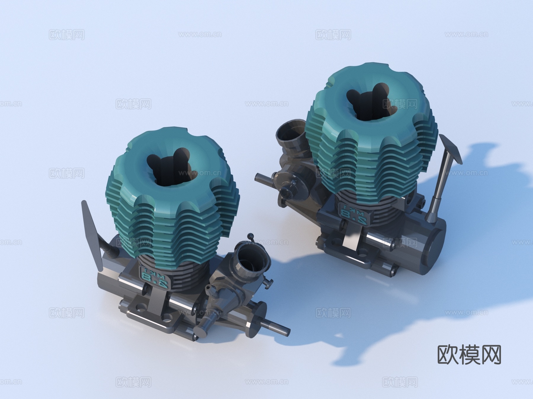 电机 马达 发动机 引擎 动力系统 工业设备3d模型