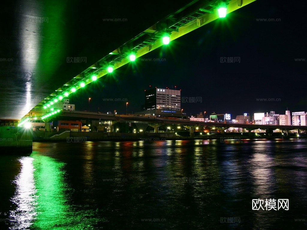 都市城市夜景 外景