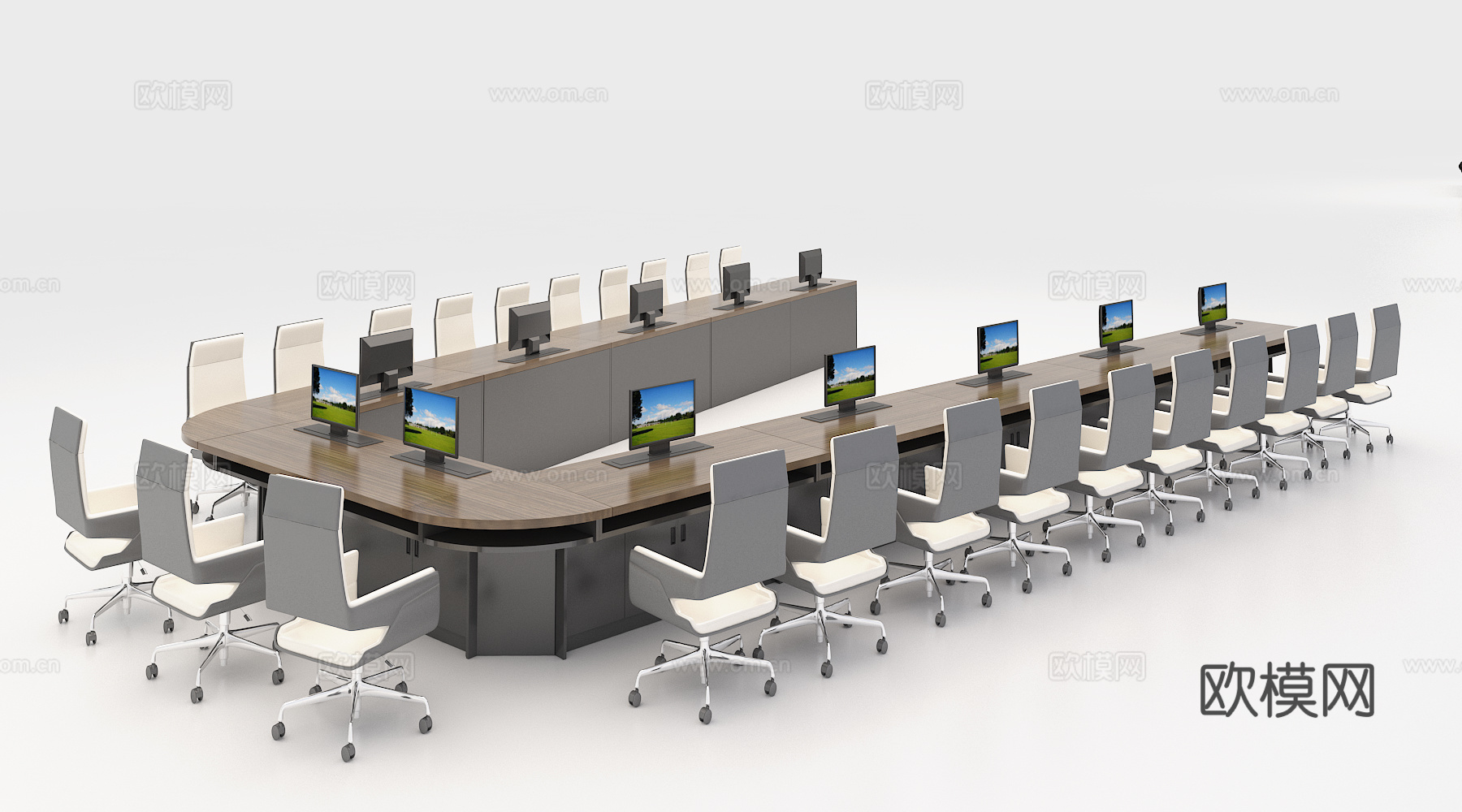 会议室会议桌3d模型