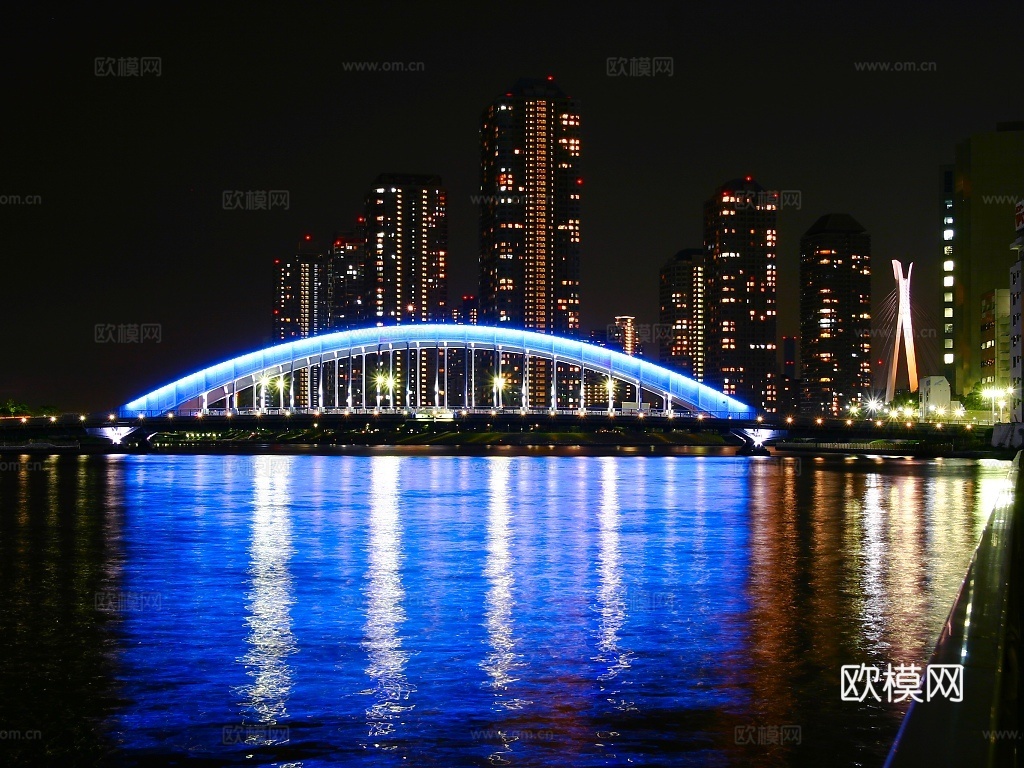 都市城市夜景 外景