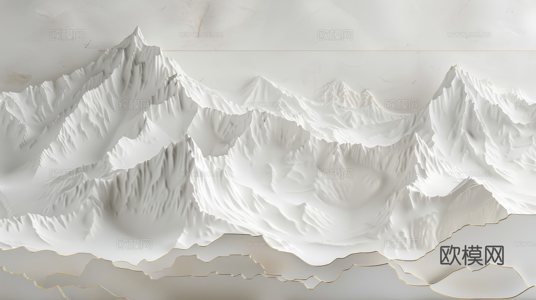 新中式山水国风背景