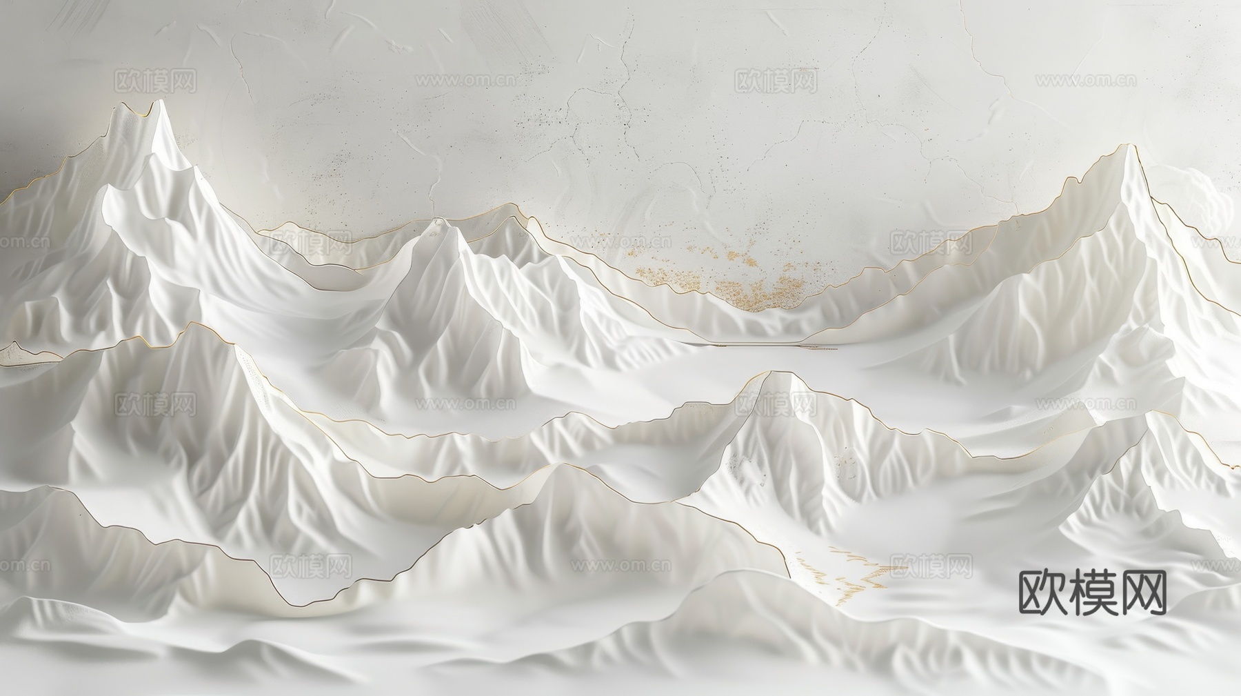 新中式山水国风背景下载（渲染图1）