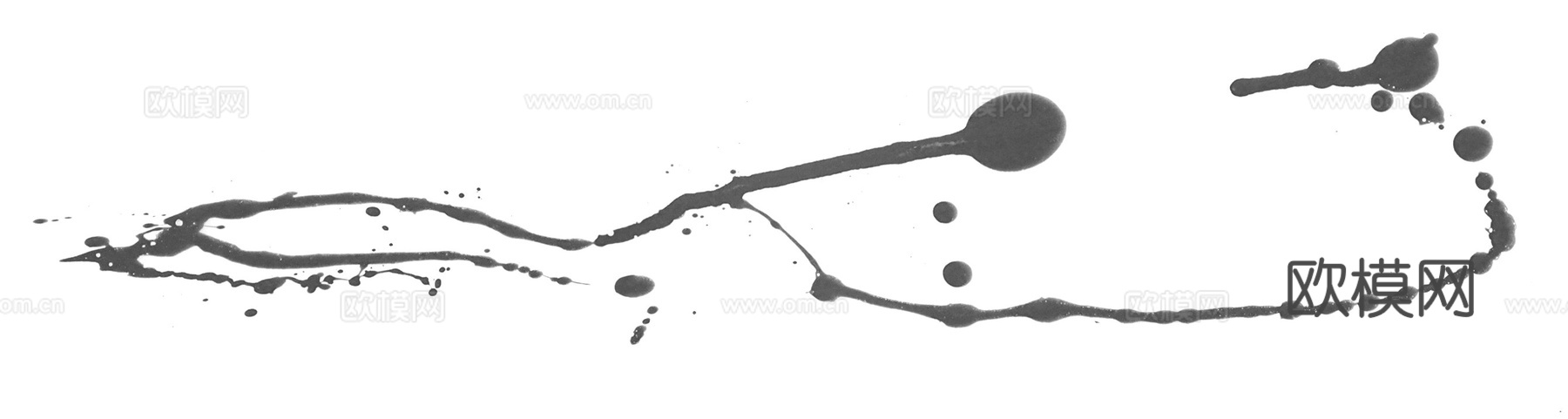 黑白凹凸 飞溅单条水迹污垢下载