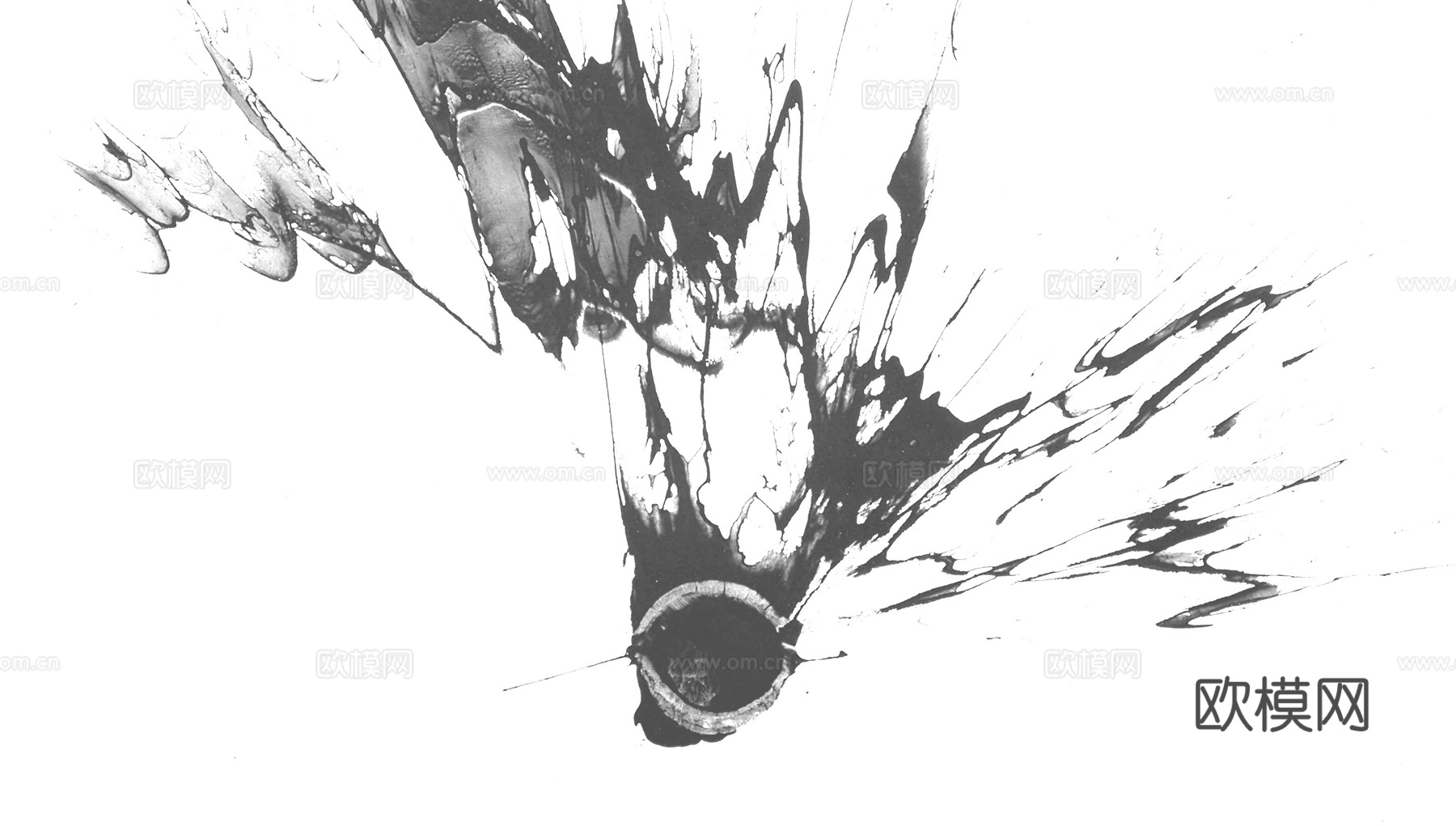 飞溅圆形水迹污垢 黑白凹凸下载