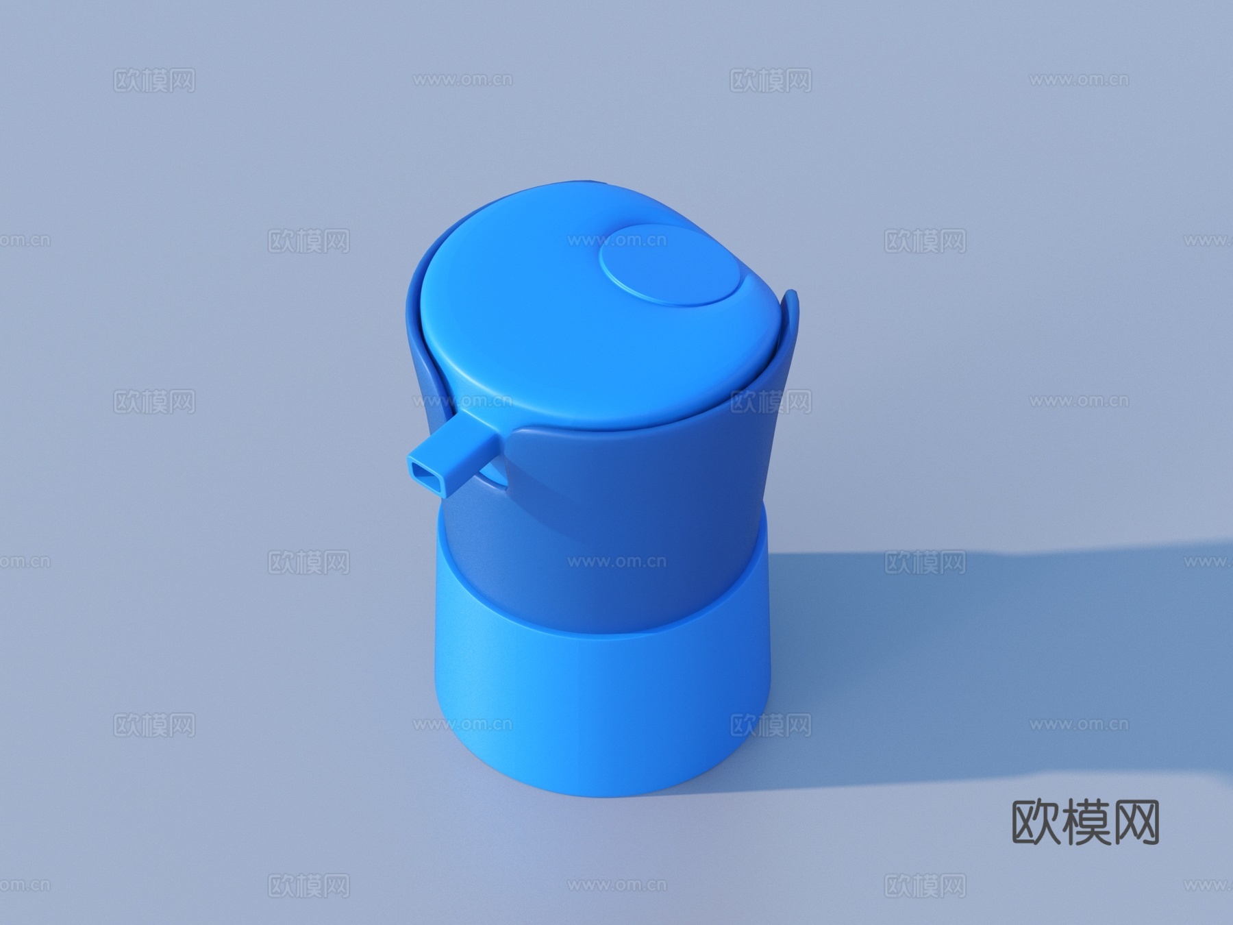 洗衣液 清洁剂 瓶盖3d模型