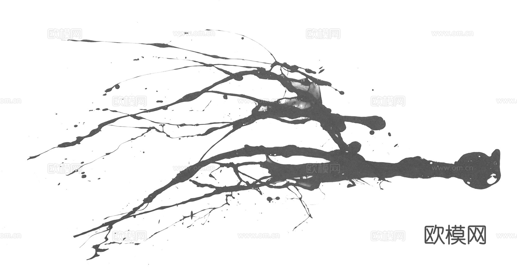 黑白凹凸 飞溅多条水迹污垢下载