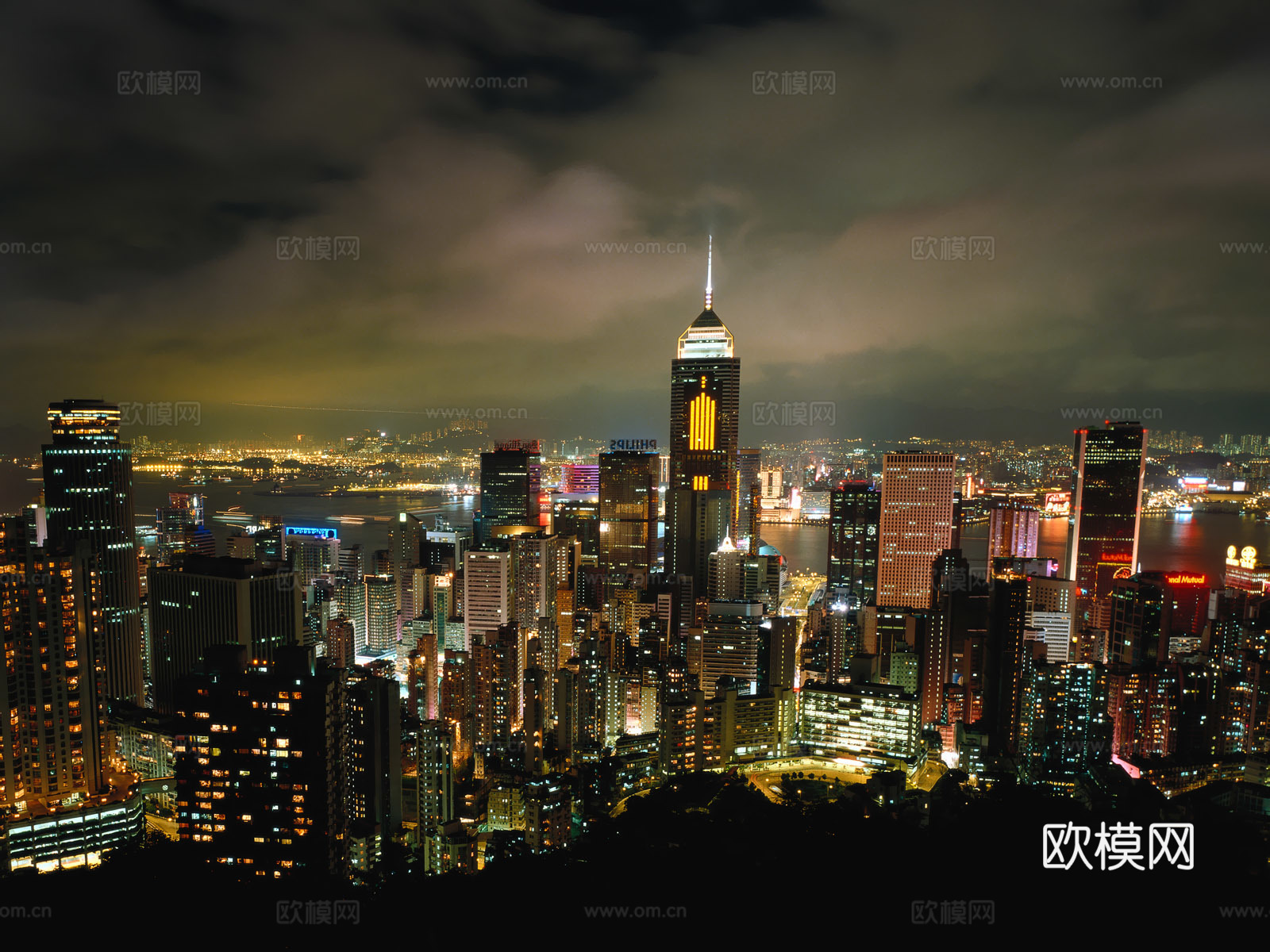 都市城市夜景 外景