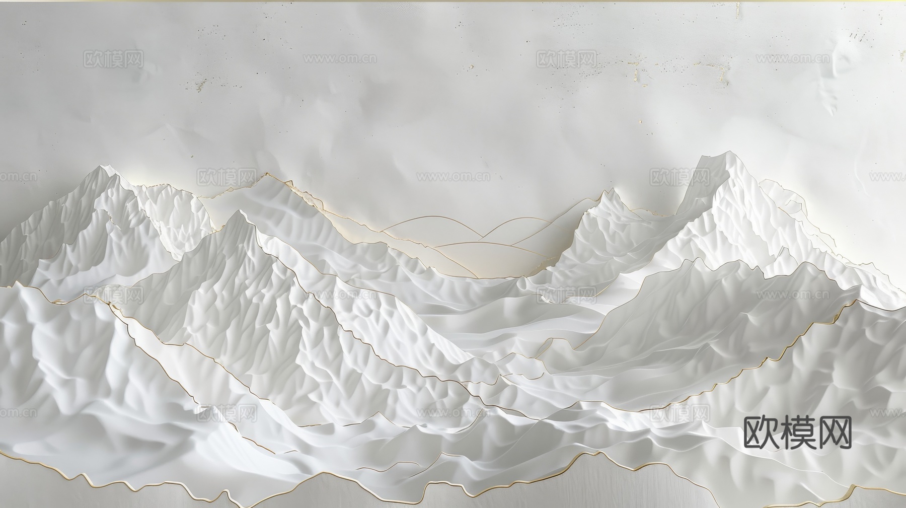 新中式山水国风背景