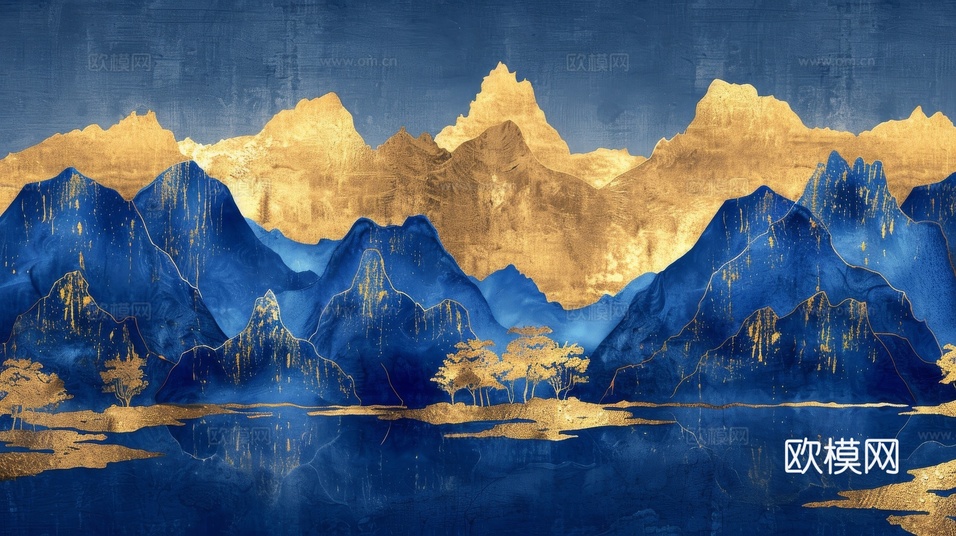 新中式山水国风背景下载(渲染图5)