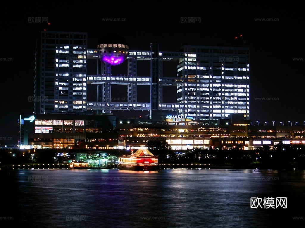 都市城市夜景 外景