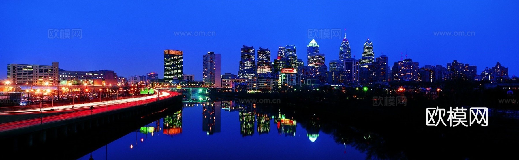 都市城市夜景 外景