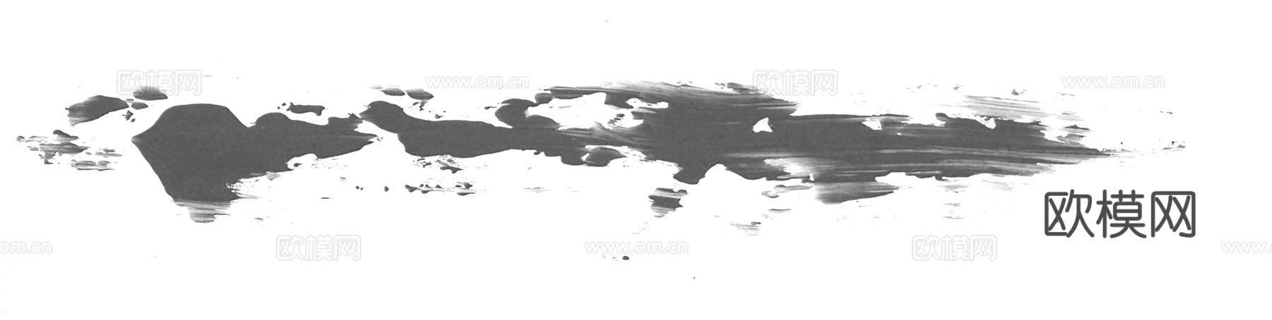 飞溅水平方向水迹 黑白凹凸下载