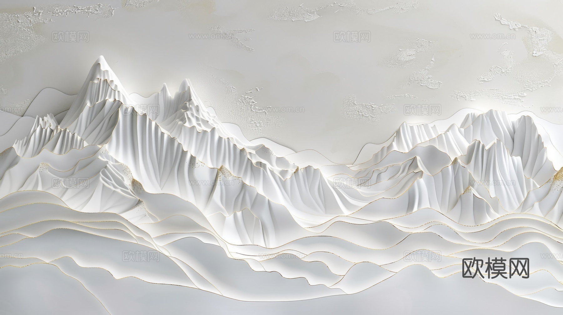 新中式山水国风背景