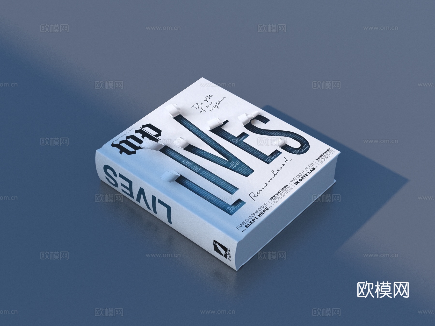 书 笔记本 名著小说 杂志 书刊3d模型