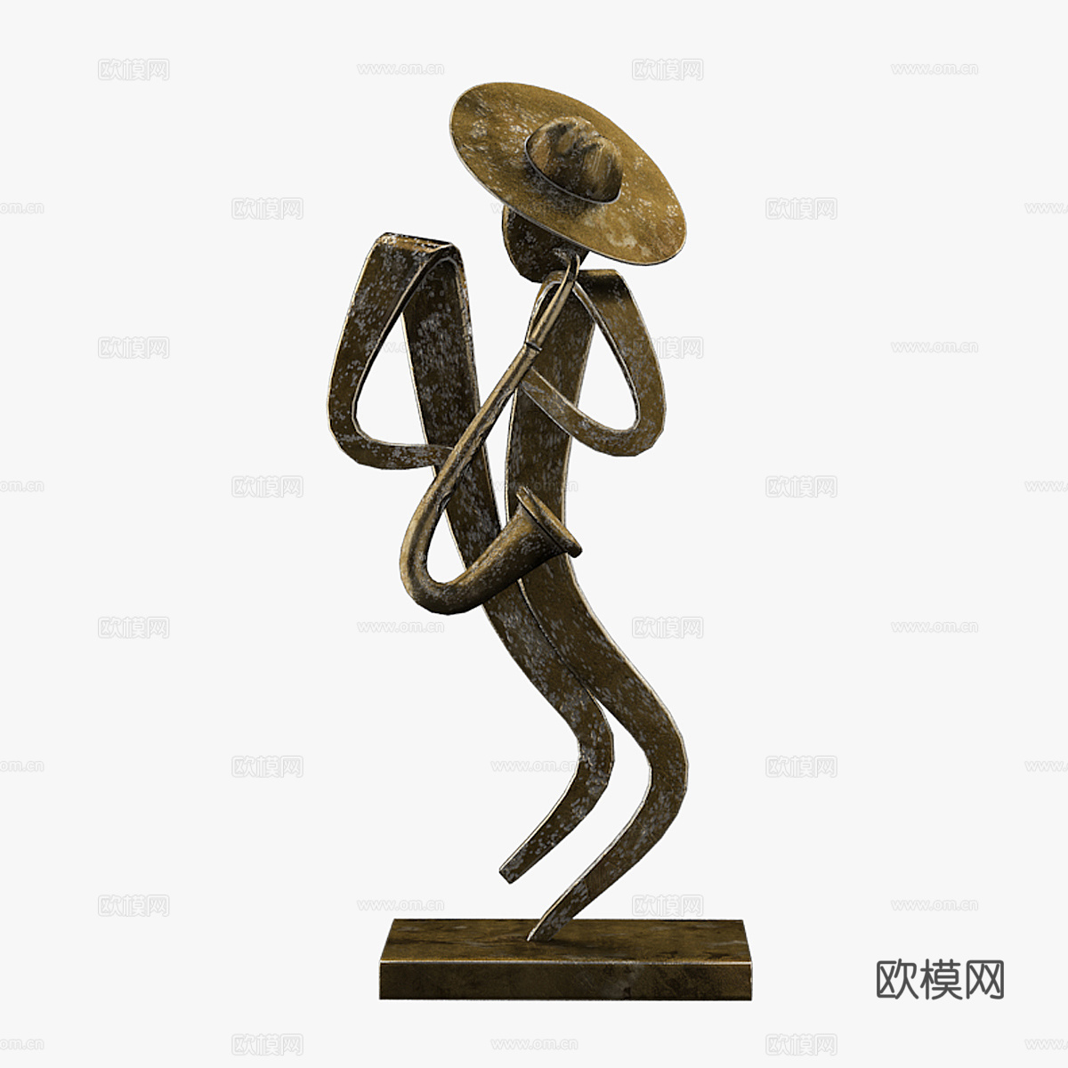现代艺术雕塑3d模型