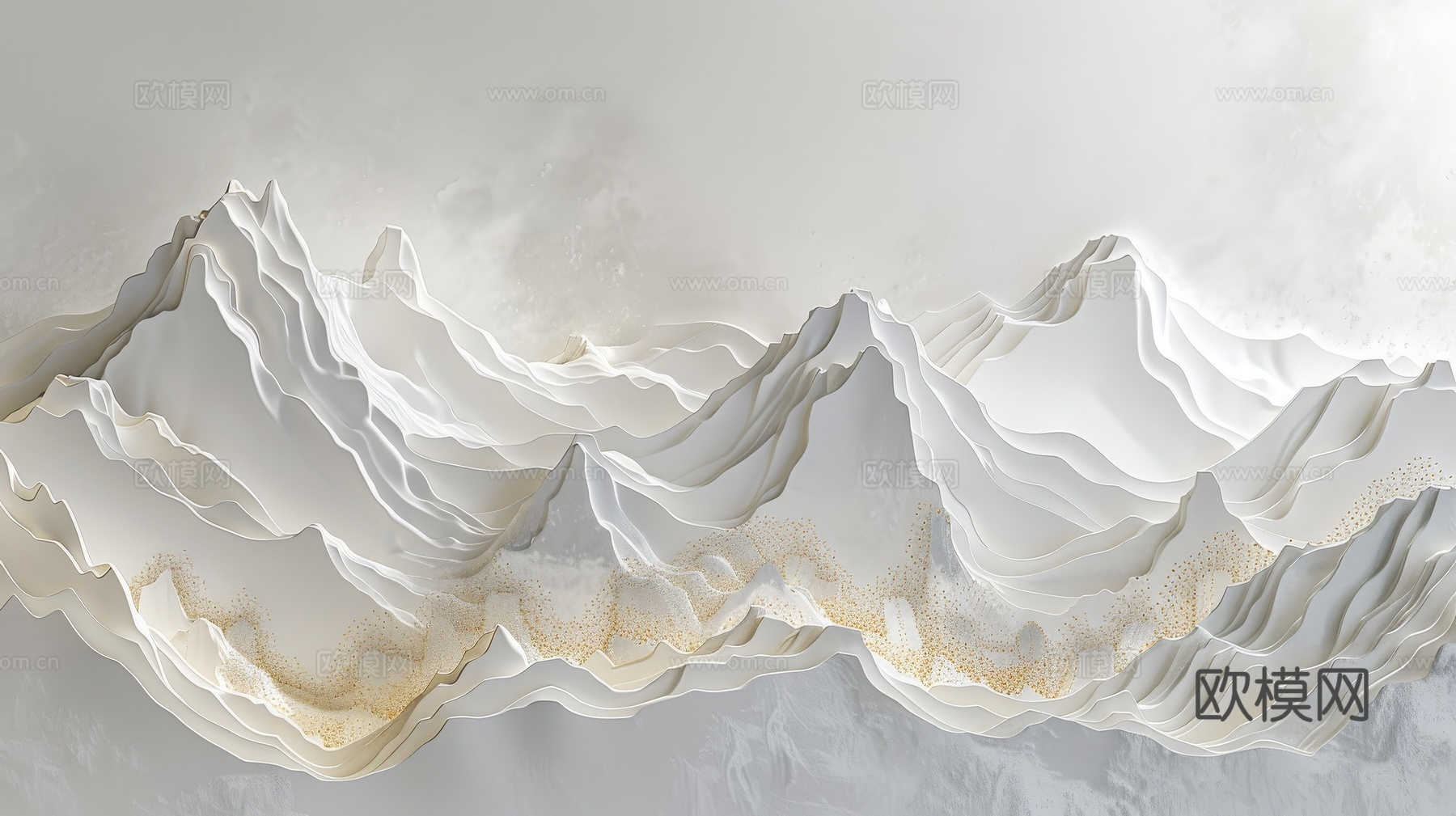 新中式山水国风背景