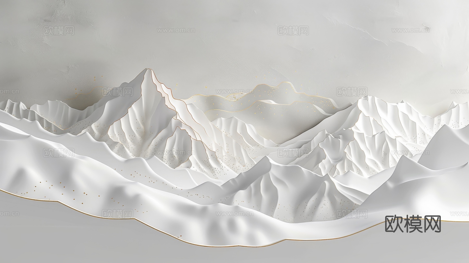 新中式山水国风背景