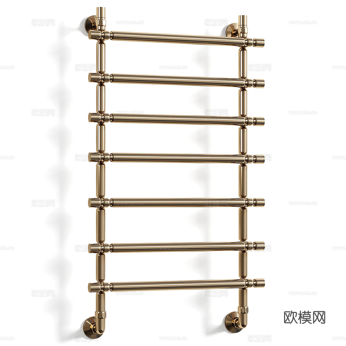 现代轻奢毛巾架3d模型