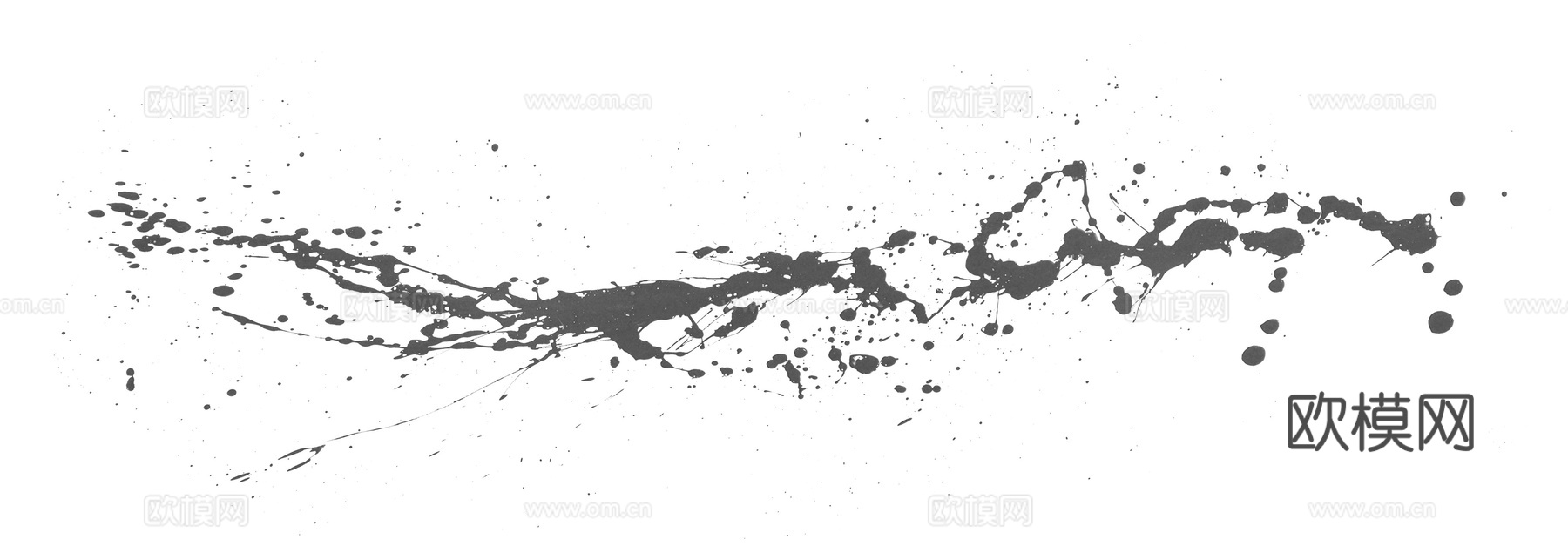 飞溅长方形水迹污垢 黑白凹凸下载