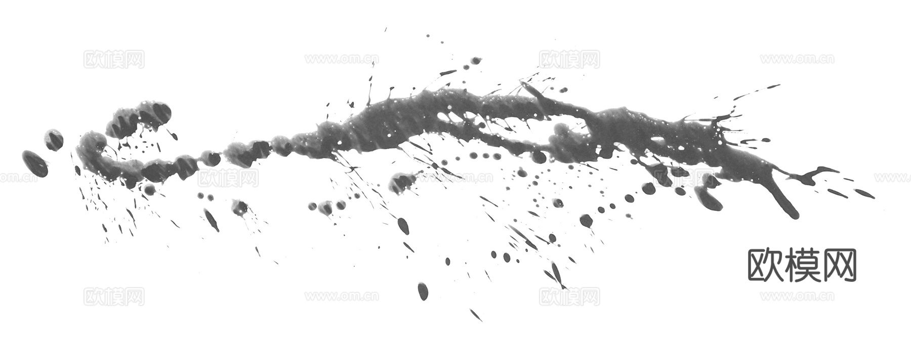飞溅长方形水迹污垢 黑白凹凸下载