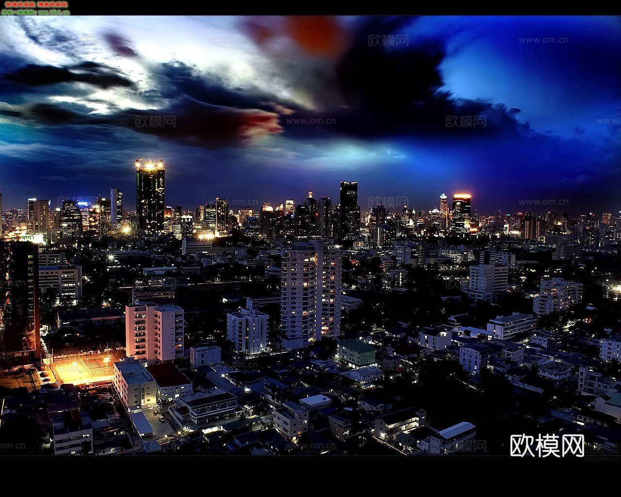 都市城市夜景 外景下载