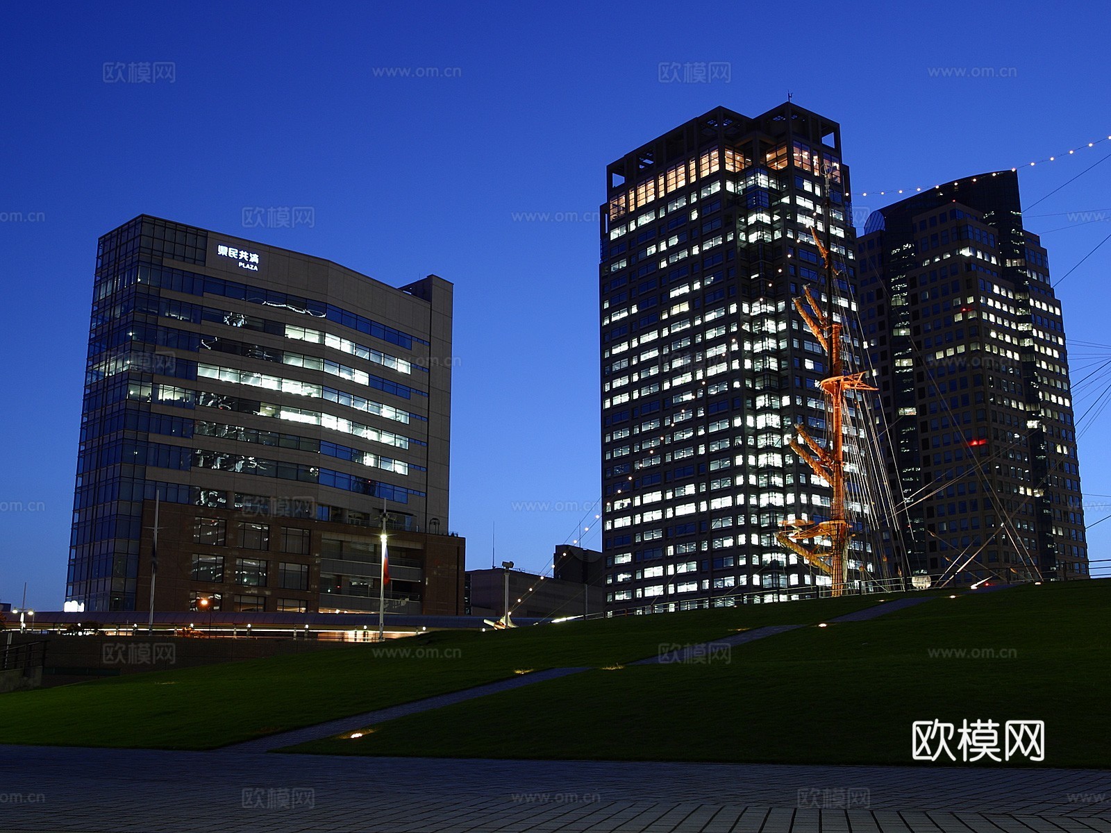 都市城市夜景 外景下载