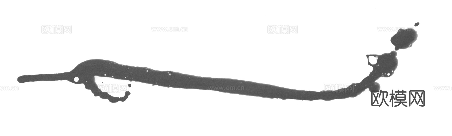 黑白凹凸 飞溅单条水迹污垢