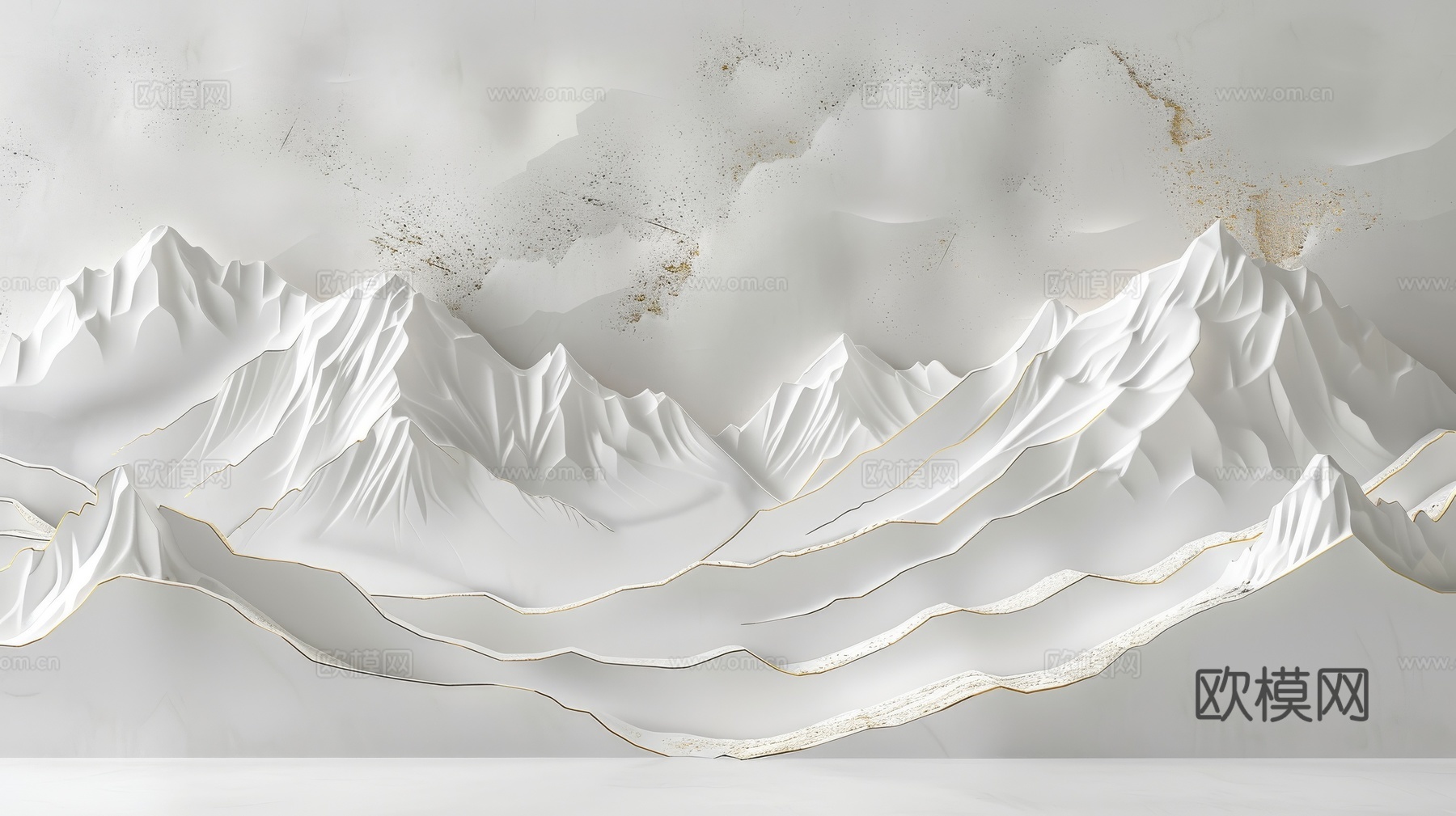 新中式山水国风背景