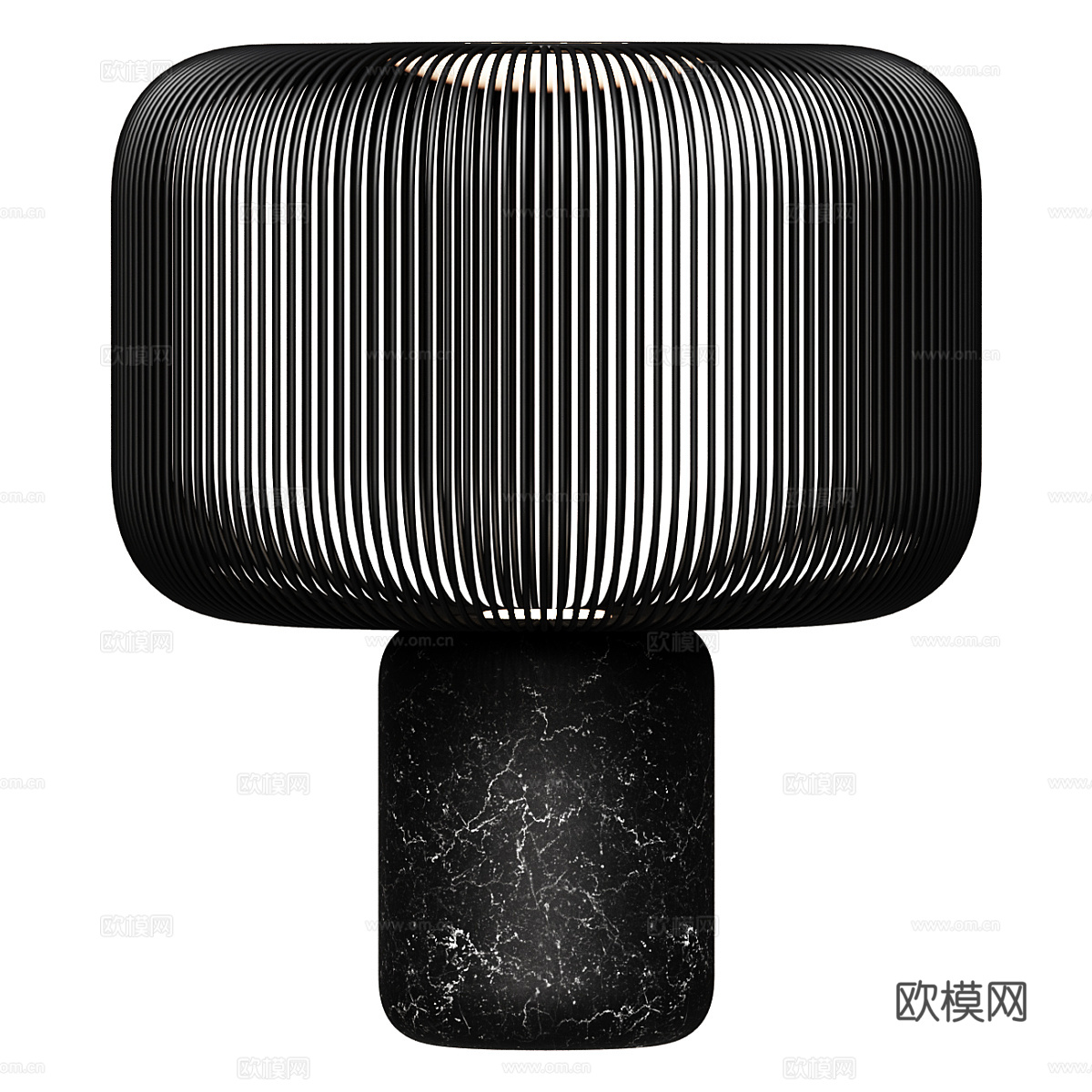现代意式极简台灯3d模型