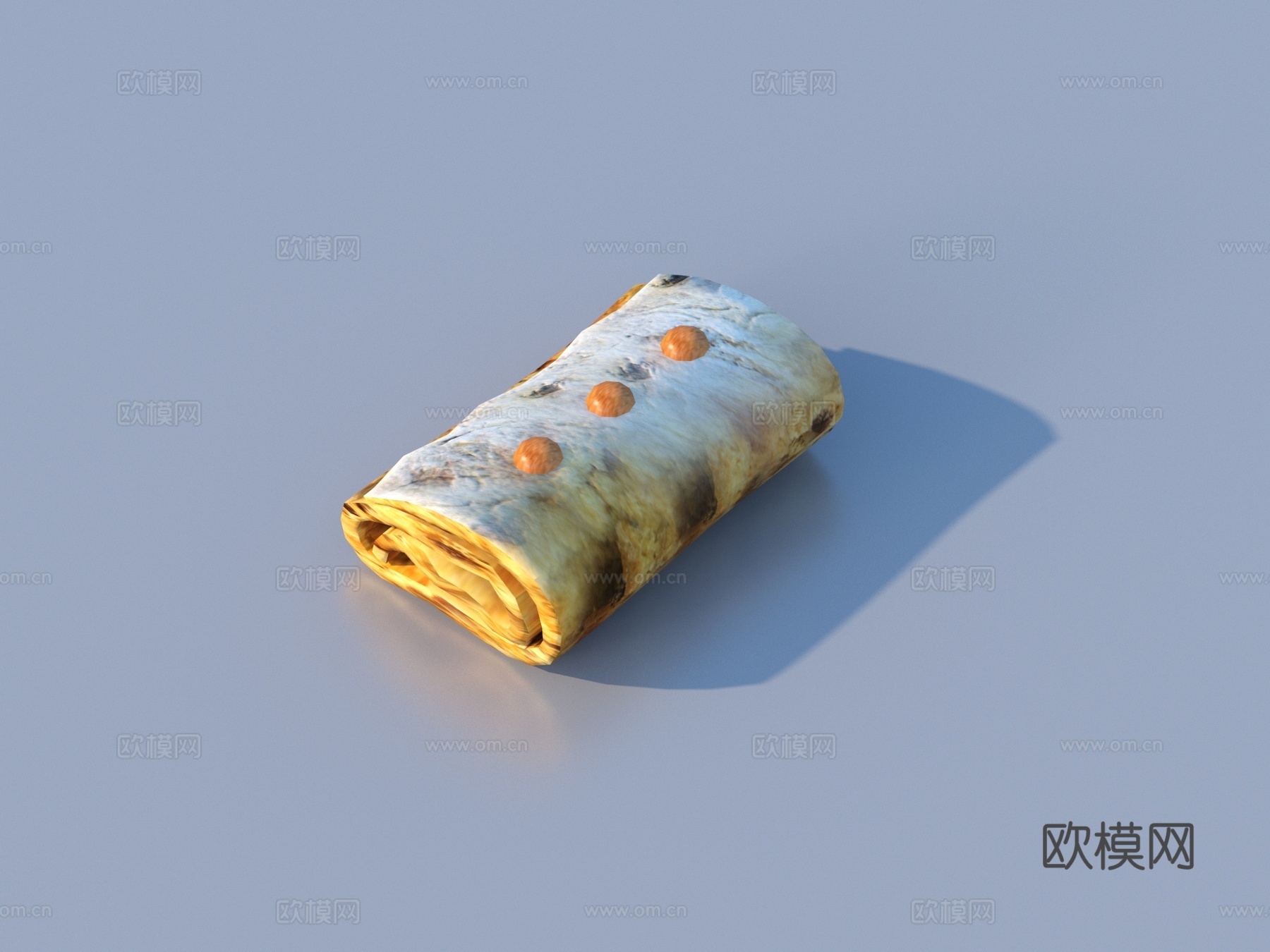 大饼 面包 饼干 食物3d模型