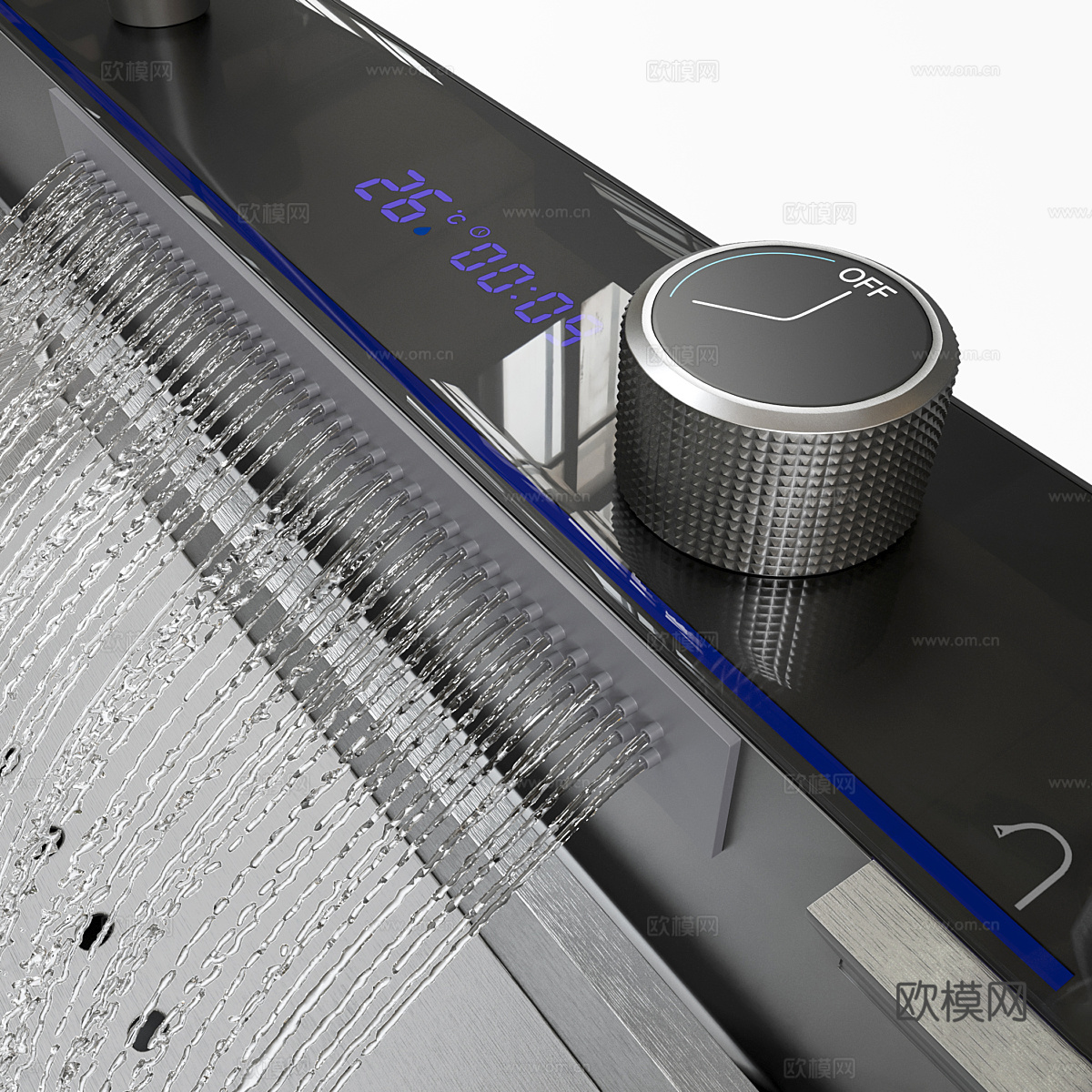 现代极简橱柜水槽 洗菜盆3d模型
