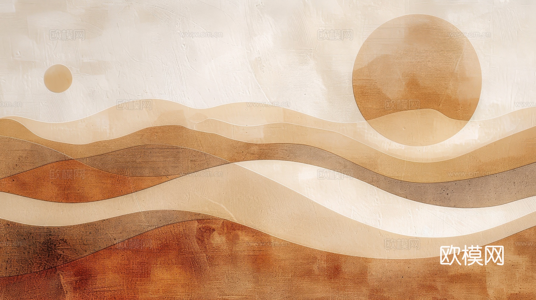 山水层叠山脉背景下载（渲染图2）