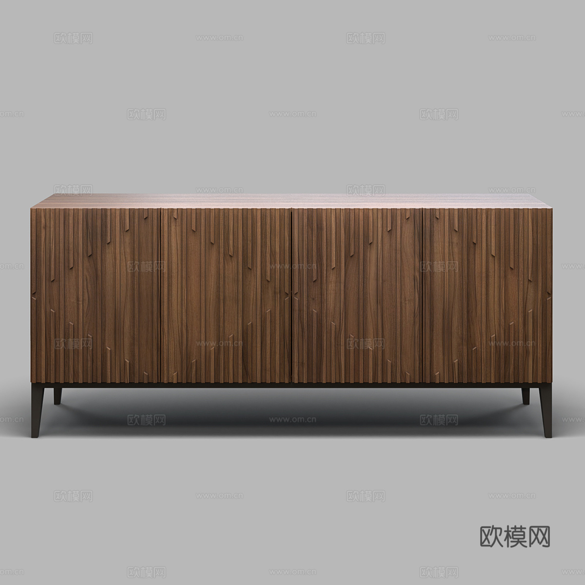 现代意式电视柜3d模型