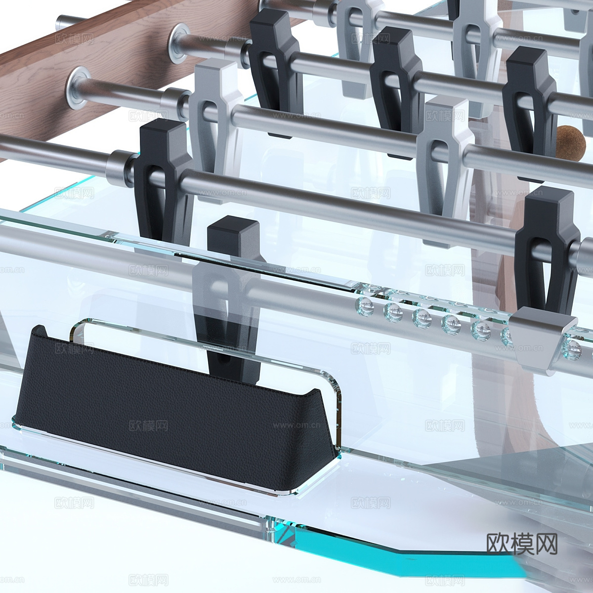 乒乓球桌 桌上足球3d模型