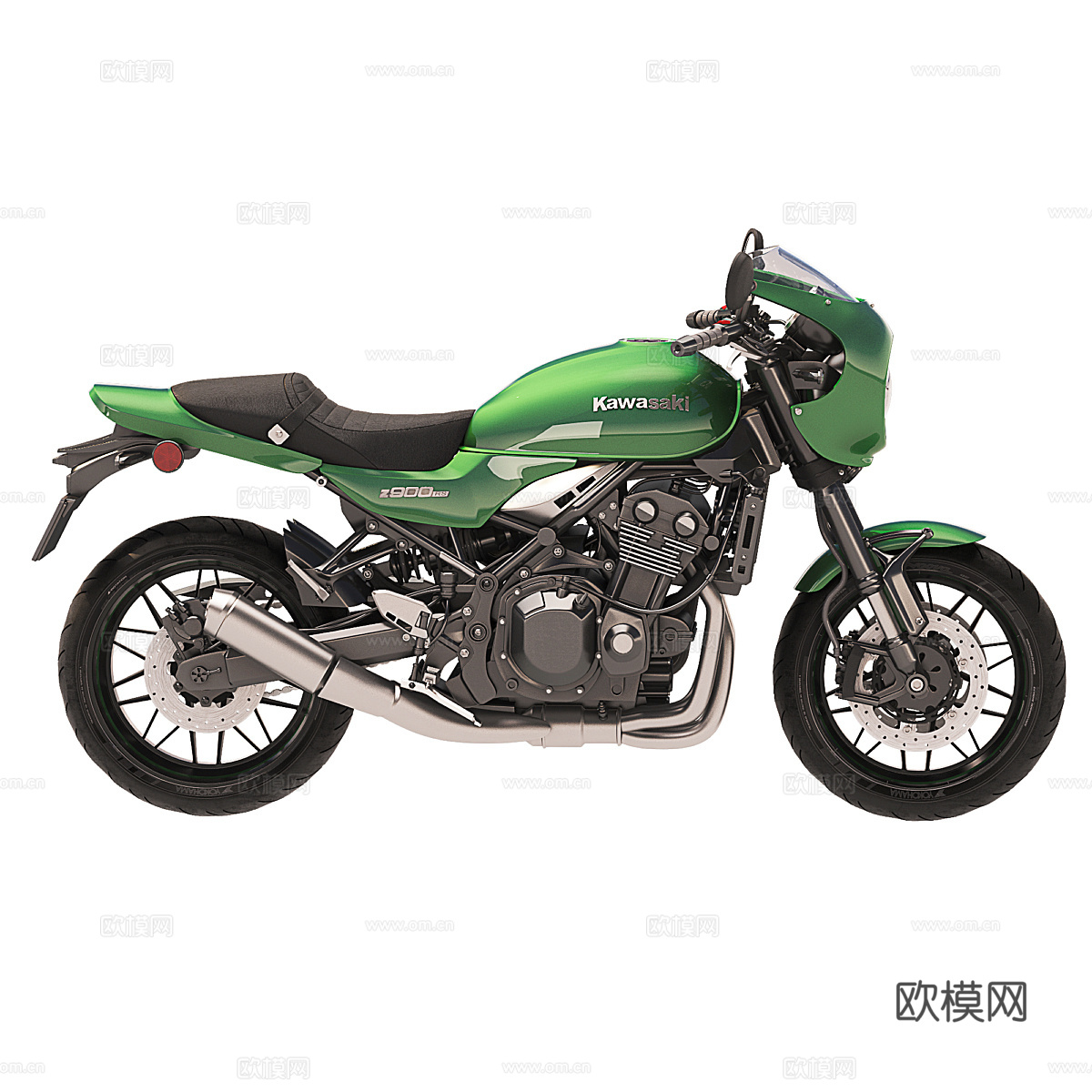 川崎 Z900RS 摩托车3d模型