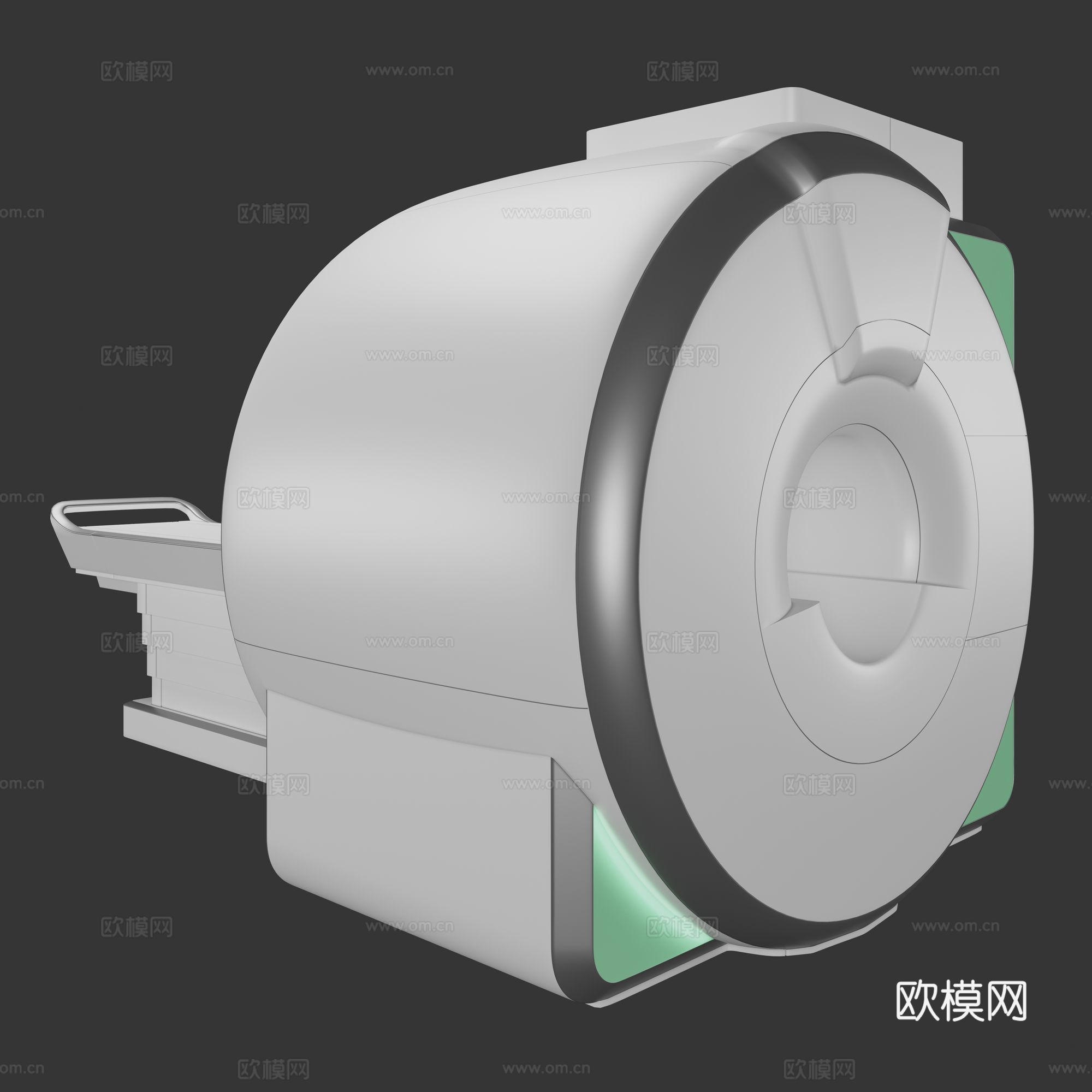 西门子 核磁共振成像 断层扫描3d模型下载（渲染图4）