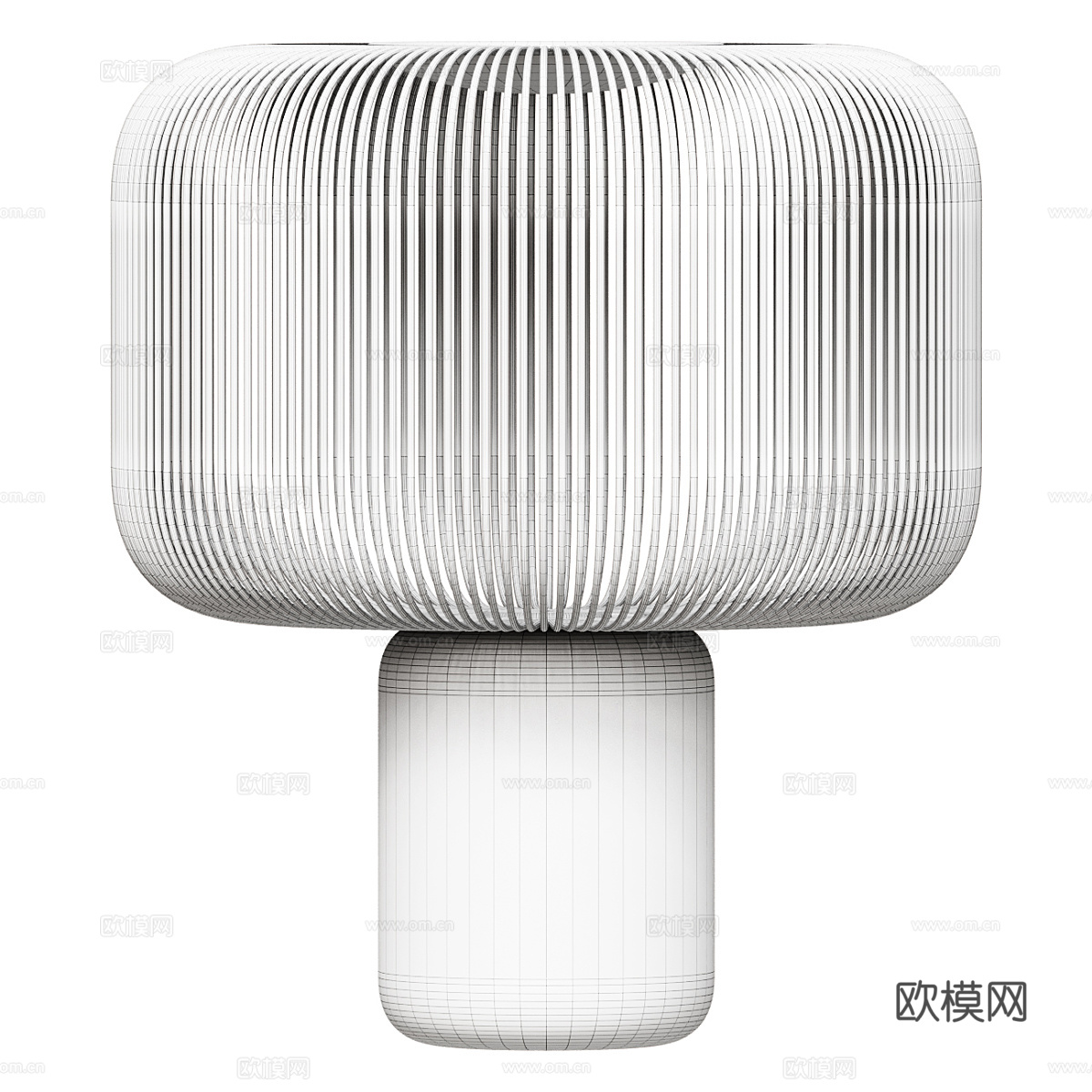 现代意式极简台灯3d模型