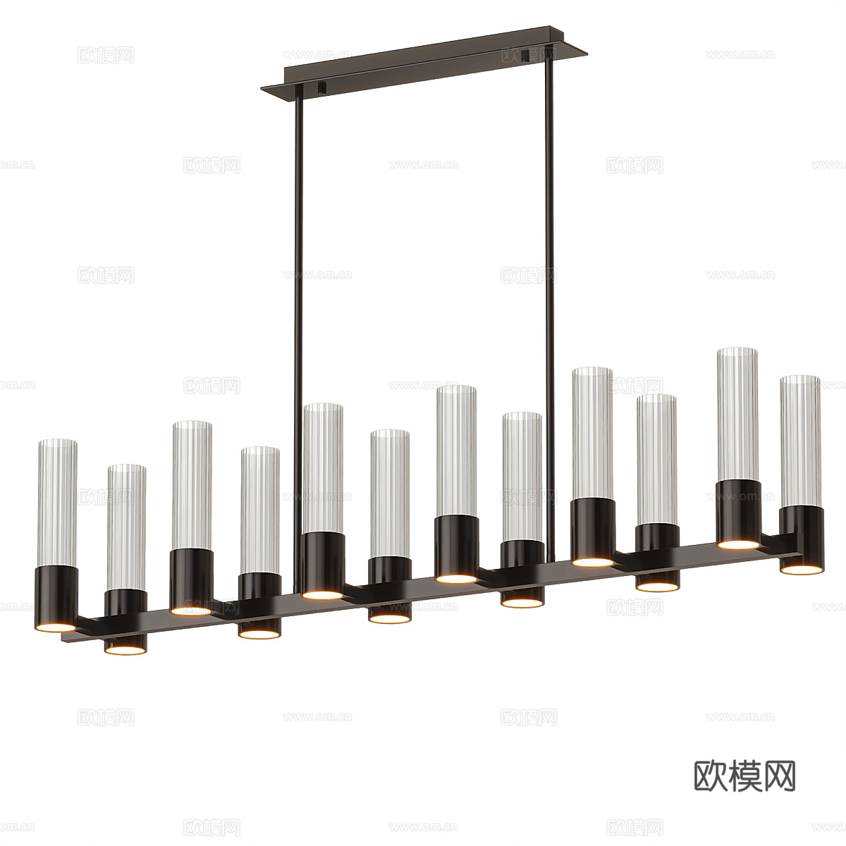 现代极简装饰吊灯3d模型